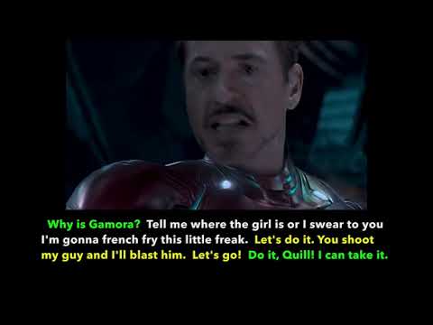 Learn/Practice English with MOVIES (Lesson #74) Title: Avengers Infinity War