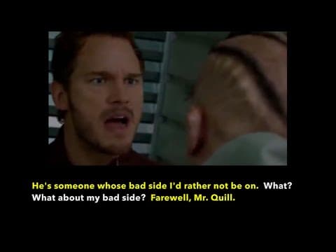 Learn/Practice English with MOVIES (Lesson #80) Title: Guardians of the Galaxy