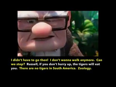 Learn/Practice English with MOVIES (Lesson #75) Title: Up