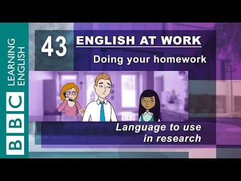 Doing customer research - 43 - English at Work has the phrases for you