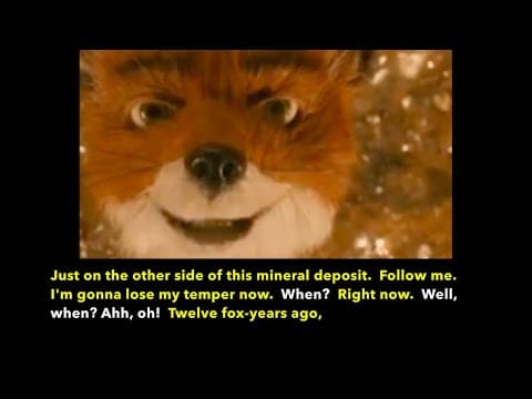 Learn/Practice English with MOVIES (Lesson #78) Title: Fantastic Mr. Fox