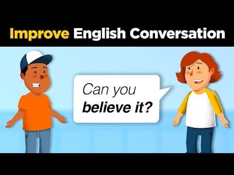 English Conversation Practice to Improve English Speaking (4 English Conversations)